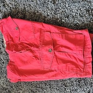 Men's Banana Republic cargo short red